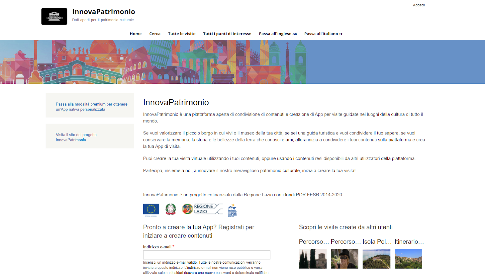 Sito di InnovaPatrimonio
